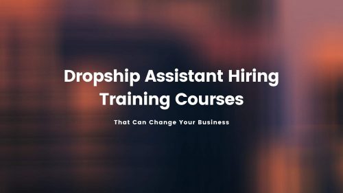 Hiring Dropship Assistant Courses
